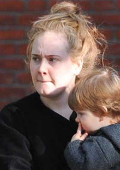 Adele Without Makeup