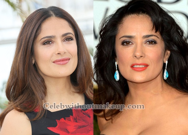 Salma Hayek Without Makeup