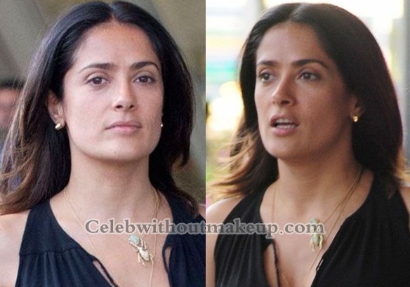 Salma Hayek Without Makeup