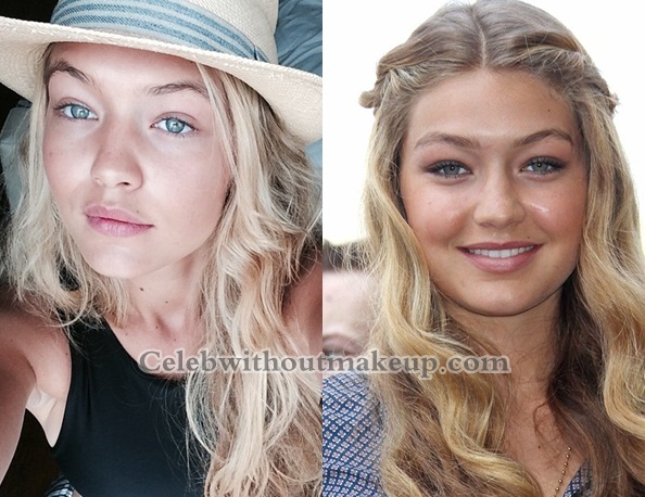 Gigi Hadid No Makeup Beauty