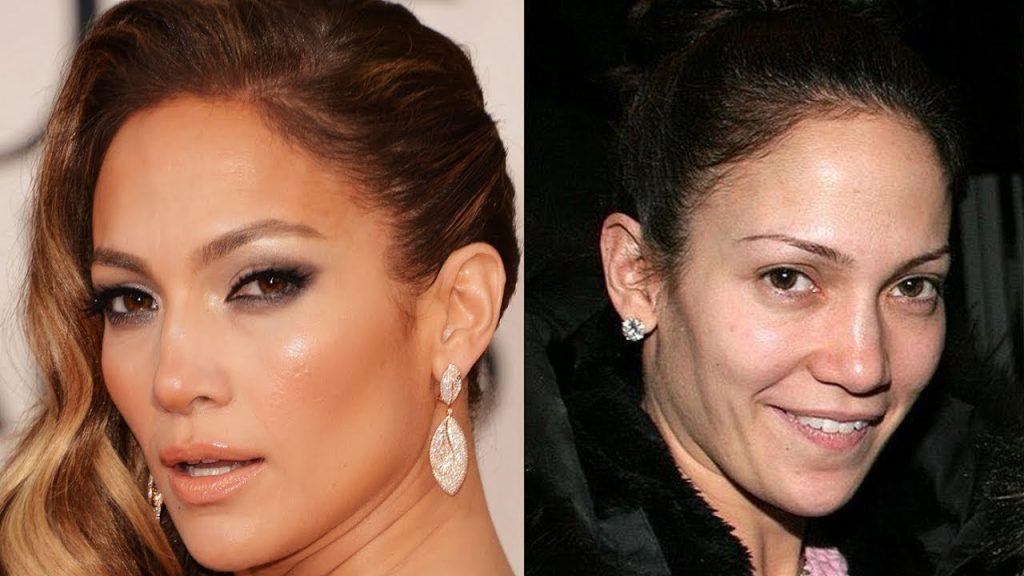 Jennifer Lopez without makeup