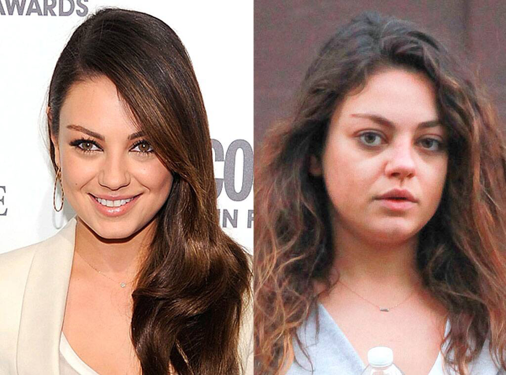 Mila Kunis without makeup