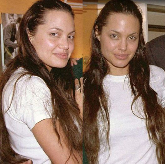 Angelina Jolie without makeup