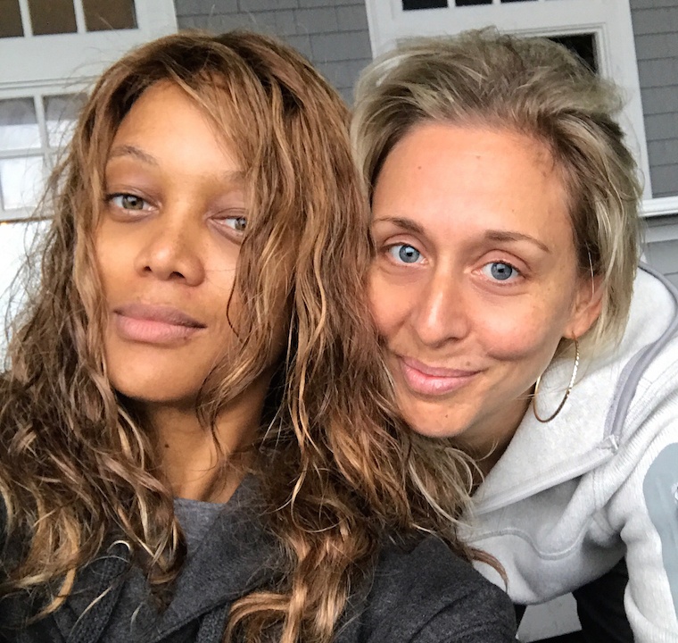 Tyra Banks with no makeup