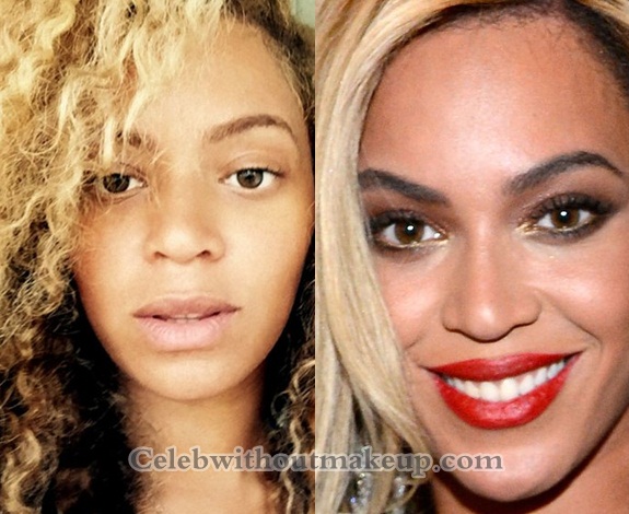 Beyonce no makeup