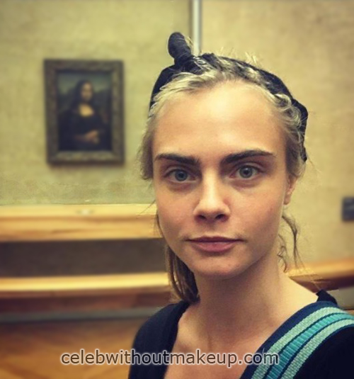 Cara Delevingne No Makeup Face