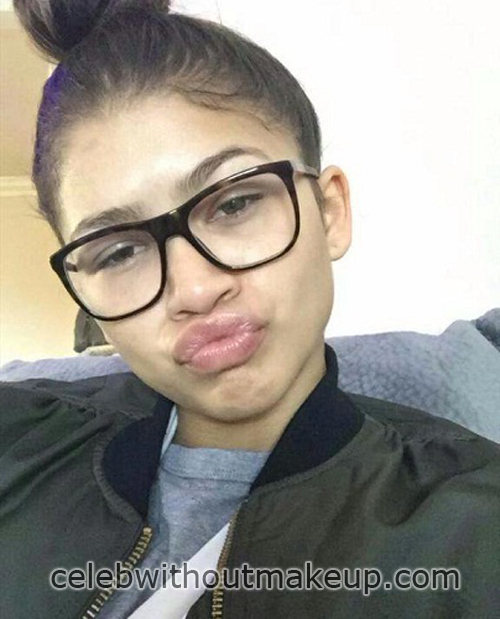 Zendaya Before and After Makeup