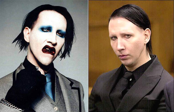 However, seeing Marilyn Manson without makeup is something you can rarely d...