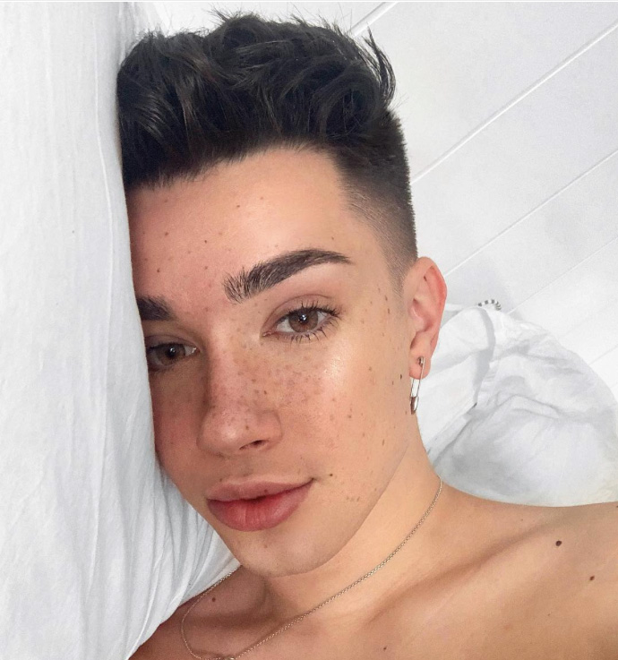 James Charles No Makeup