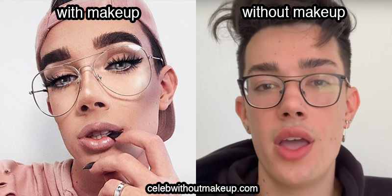 James Charles No Makeup