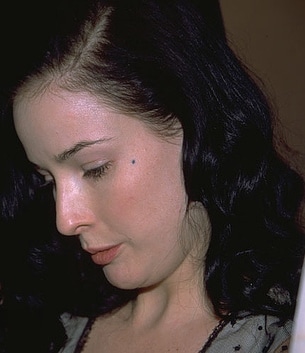 Dita Von Teese without makeup