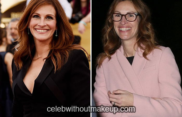 Julia Roberts without makeup