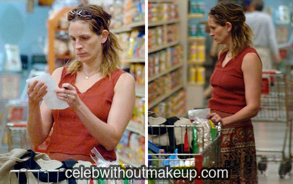 Julia Roberts without makeup