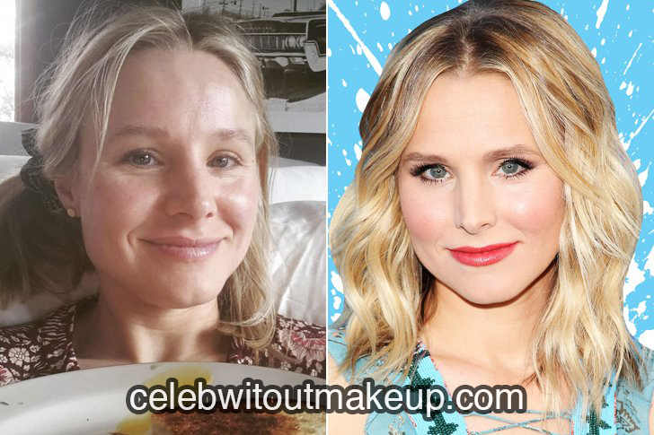 Kristen Bell without makeup on