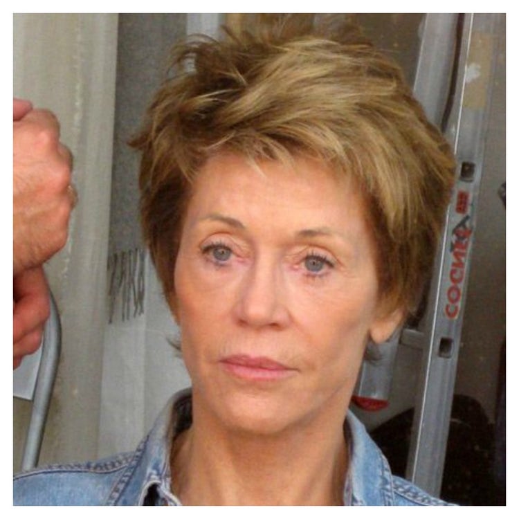 Jane Fonda without makeup