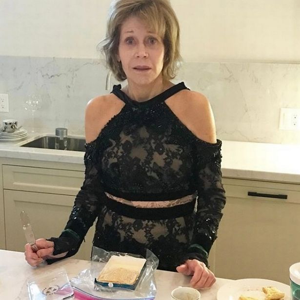 Jane Fonda with no makeup