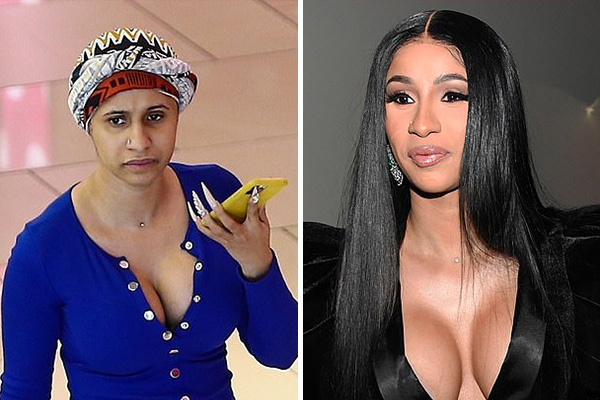 Cardi B without makeup