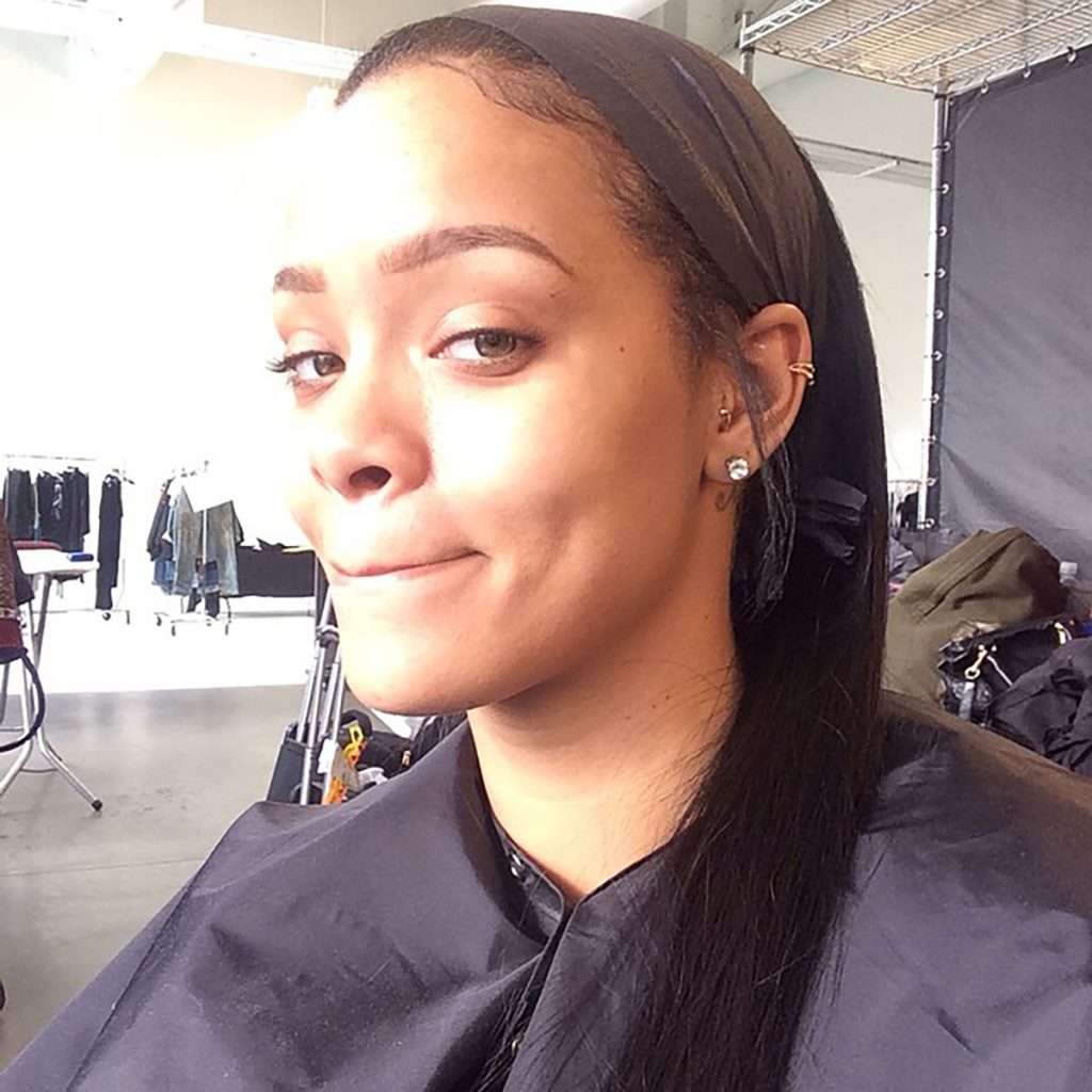 Rihanna without makeup