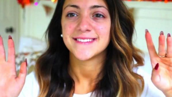 Gabi DeMartino clean and healthy skin without makeup