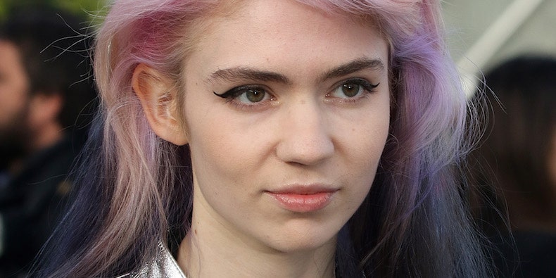 Grimes Without Makeup