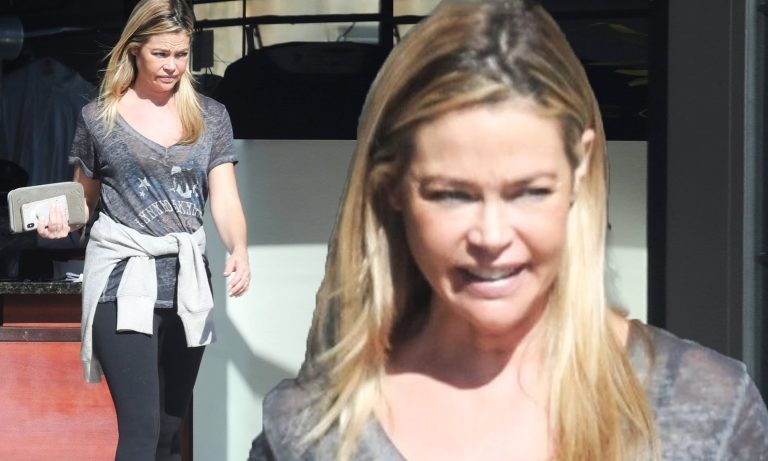 Denise Richards With Minimal Makeup