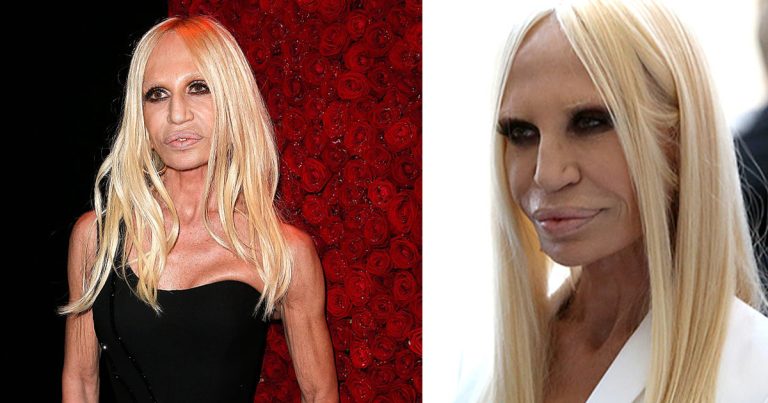 Donatella Versace Without Makeup